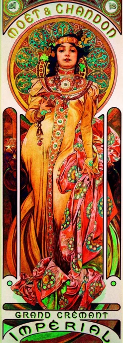 Bluebird Puzzle - Mucha - Moët & Chandon-Grand Crémant Impérial, 1899 - 1000 Piece Jigsaw Puzzle Best