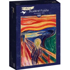 Art by Bluebird Bluebird Puzzle - Munch - The Scream, 1910 - 1000 Piece Jigsaw Puzzle Best