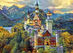 Bluebird Puzzle - Neuschwanstein Castle, Fussen, Germany - 1000 Piece Jigsaw Puzzle Discount