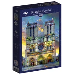 Bluebird Puzzle - Notre-Dame de Paris Cathedral - 1000 Piece Jigsaw Puzzle Hot