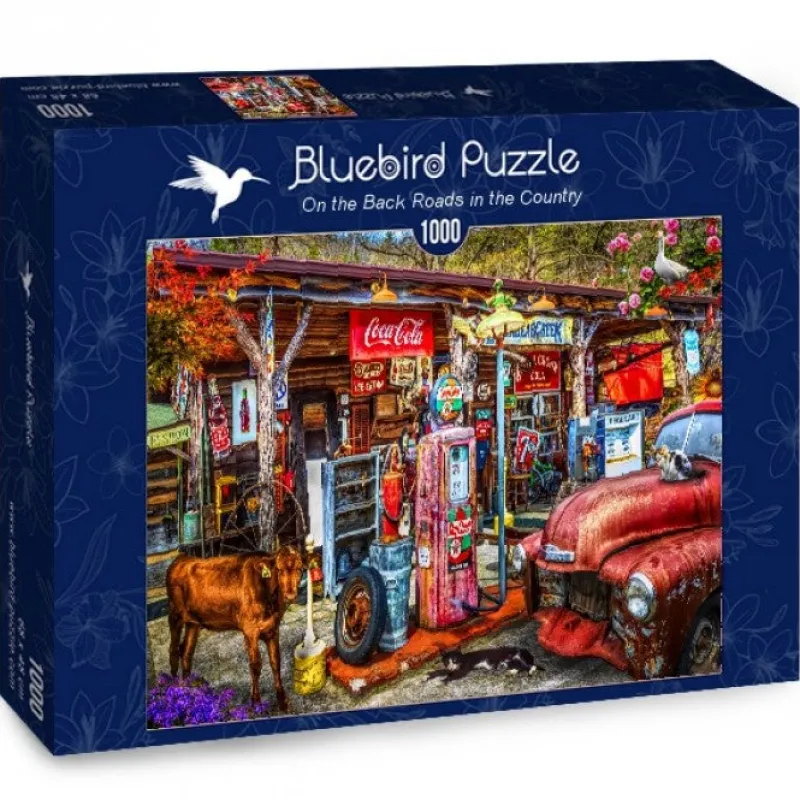 Bluebird Puzzle 70209 On the Back Roads in the Country - 1000 Piece Jigsaw Puzzle Discount