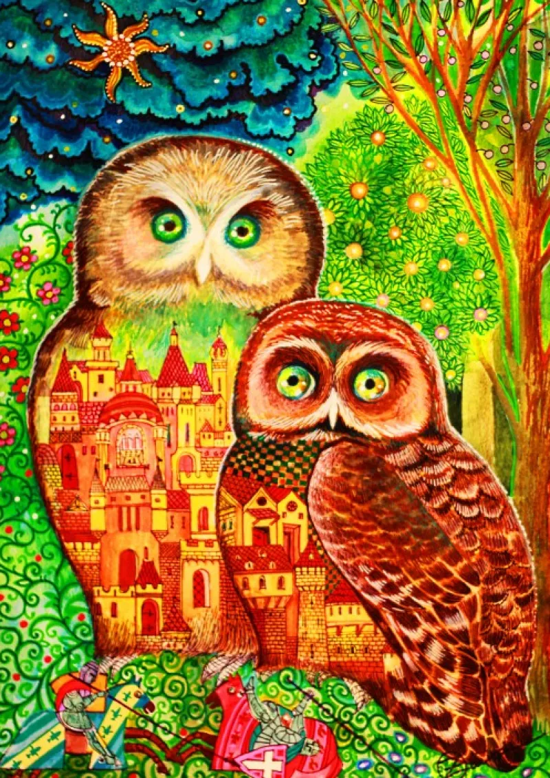 Bluebird Puzzle - Owls - 1000 Piece Jigsaw Puzzle Sale