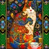Bluebird Puzzle - Painted Cat - 1500 Piece Jigsaw Puzzle Best