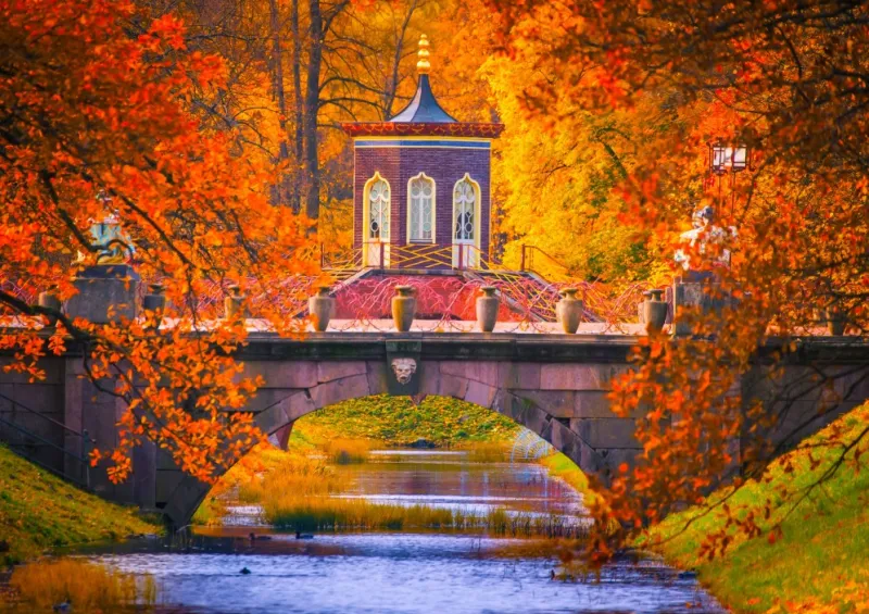 Bluebird Puzzle - Park of Pushkin, Russia - 1500 Piece Jigsaw Puzzle Sale
