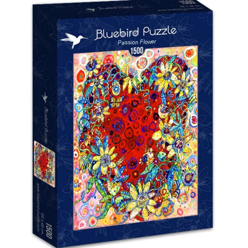Bluebird Puzzle - Passion Flower - 1000 Piece Jigsaw Puzzle Fashion
