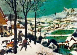 Art by Bluebird Bluebird Puzzle - Pieter Bruegel the Elder - Hunters in the Snow (Winter), 1565 - 1000 Piece Jigsaw Puzzle Discount