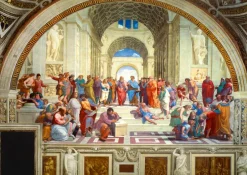 Art by Bluebird Bluebird Puzzle - Raphael - The School of Athens, 1511 - 1000 Piece Jigsaw Puzzle Clearance