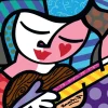 Bluebird Puzzle - Romero Britto - Girl with guitar - 1000 Piece Jigsaw Puzzle Best