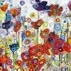Art by Bluebird Bluebird Puzzle - Sally Rich - Poppies - 1000 Piece Jigsaw Puzzle New