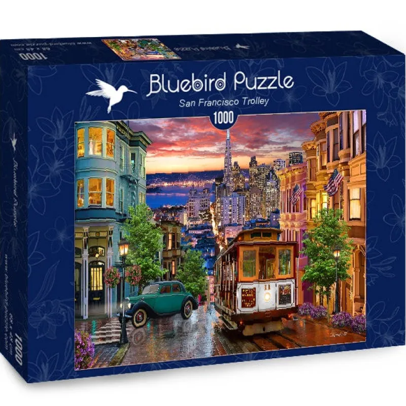 Bluebird Puzzle - San Francisco Trolley - 1000 Piece Jigsaw Puzzle Discount
