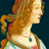 Art by Bluebird Bluebird Puzzle - Sandro Botticelli - Idealized Portrait of a Lady, 1480 - 1000 Piece Jigsaw Puzzle Fashion