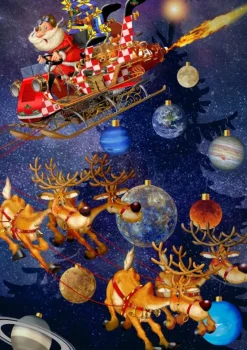 Bluebird Puzzle - Santa Claus is arriving! - 1000 Piece Jigsaw Puzzle Online