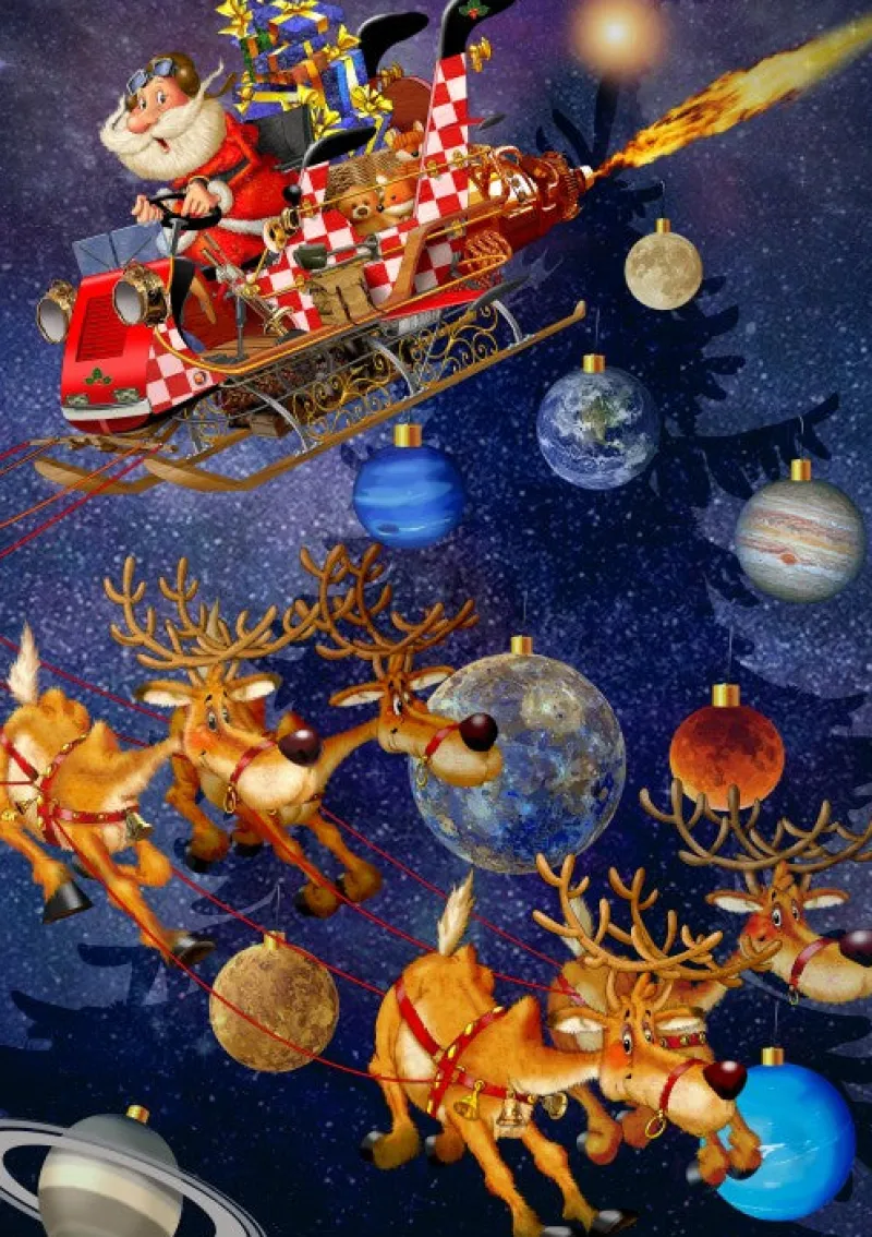 Bluebird Puzzle - Santa Claus is arriving! - 1500 Piece Jigsaw Puzzle Best
