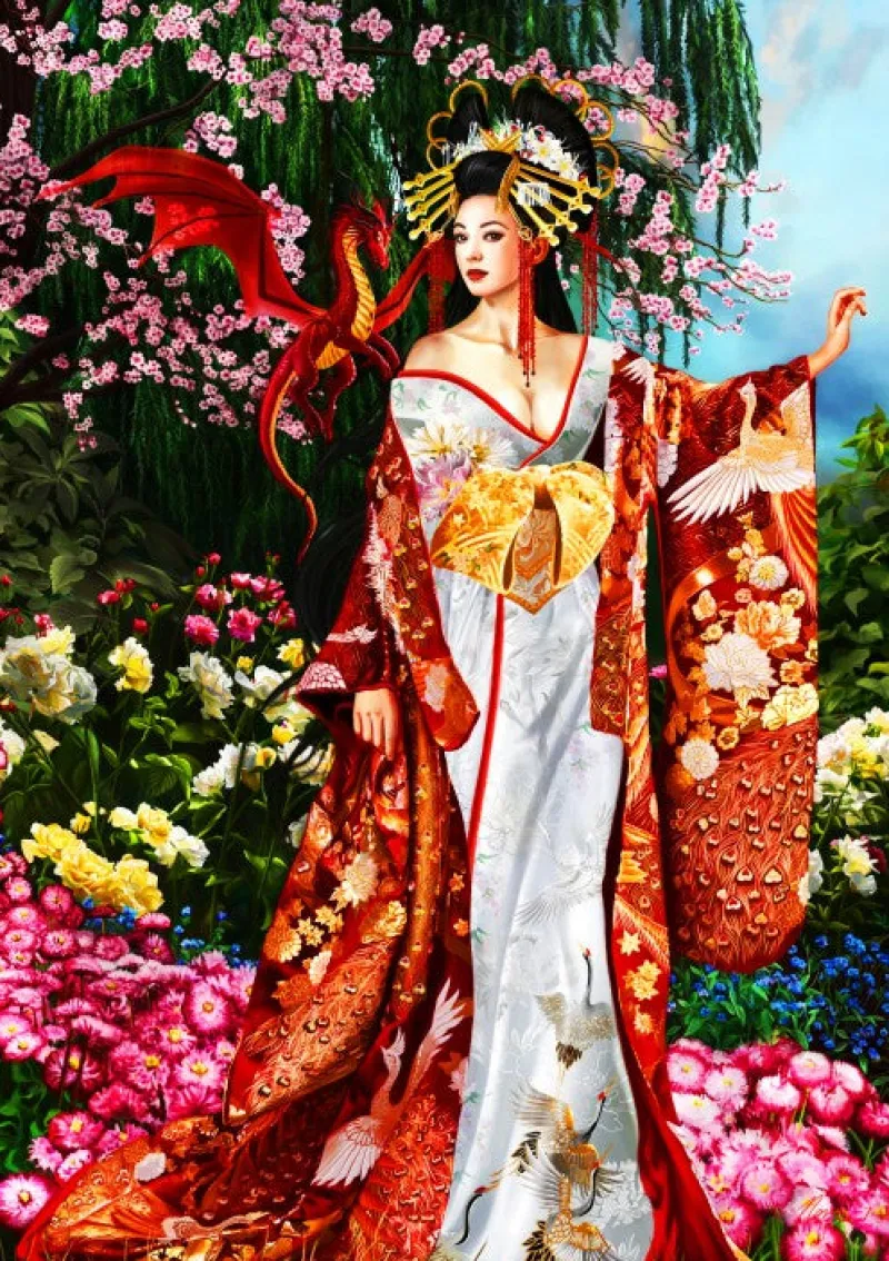 Bluebird Puzzle - Sekkerastoya Queen of Silk - 1000 Piece Jigsaw Puzzle Best