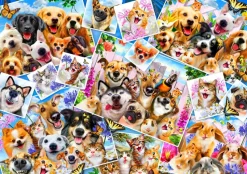 Bluebird Puzzle - Selfie Pet Collage - 1000 Piece Jigsaw Puzzle Online