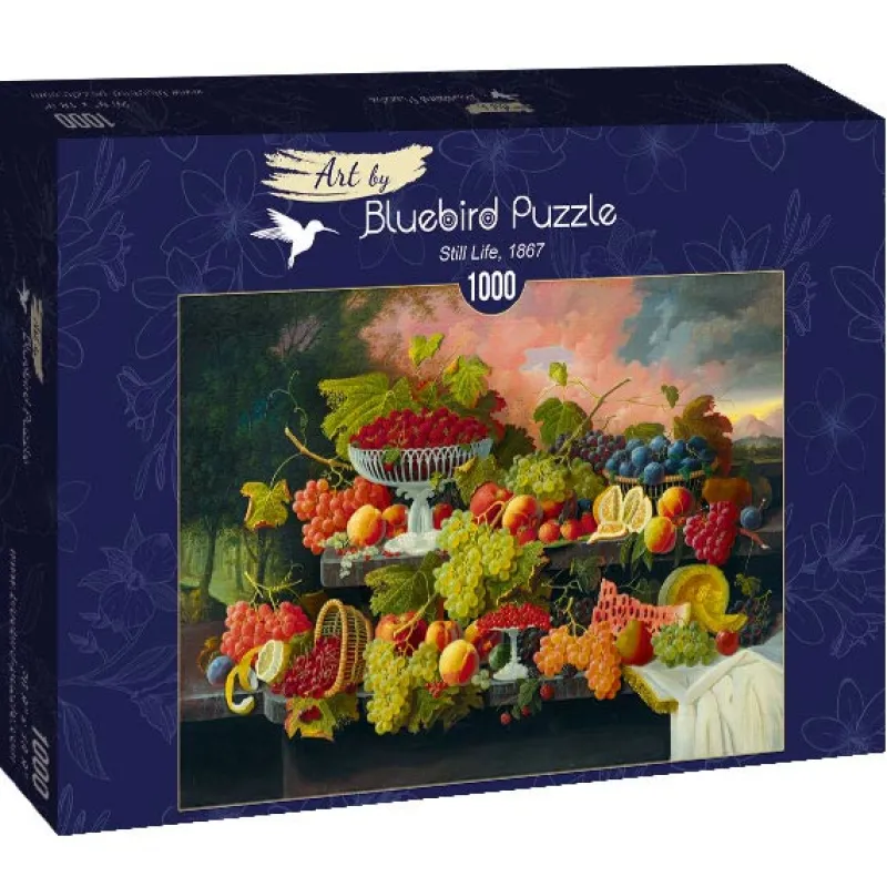 Art by Bluebird Bluebird Puzzle - Severin Roesen - Still Life, 1867 - 1000 Piece Jigsaw Puzzle Sale