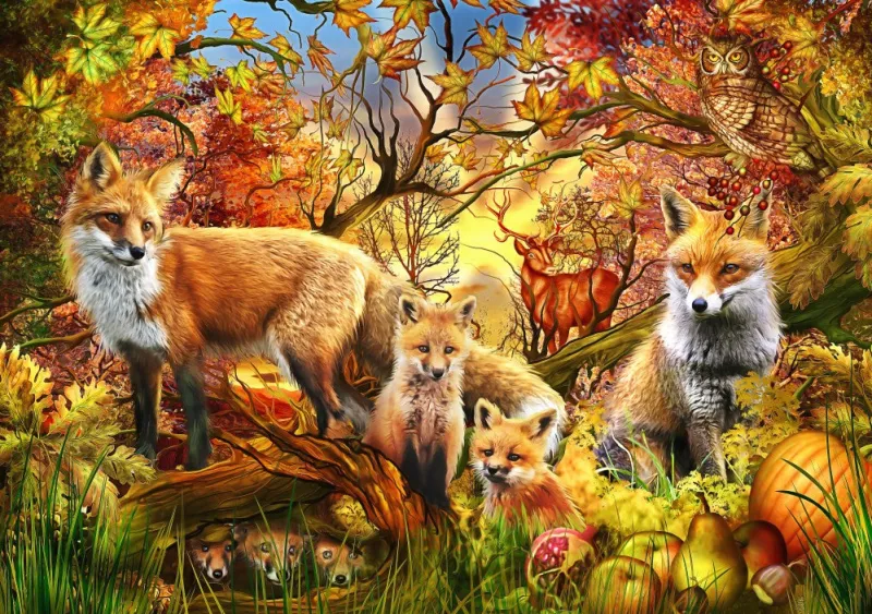 Bluebird Puzzle 70165 Spirit of Autumn 1500 Piece Jigsaw Puzzle Best