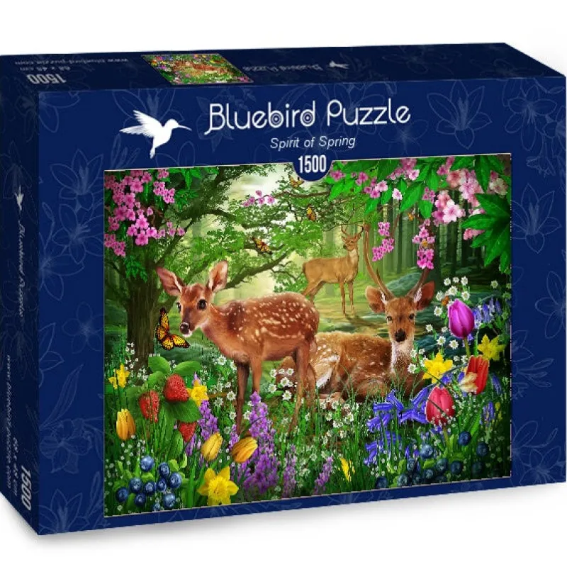 Bluebird Puzzle - Spirit of Spring - 1500 Piece Jigsaw Puzzle Online