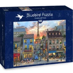 Bluebird Puzzle - Streets of Paris - 1000 Piece Jigsaw Puzzle Fashion