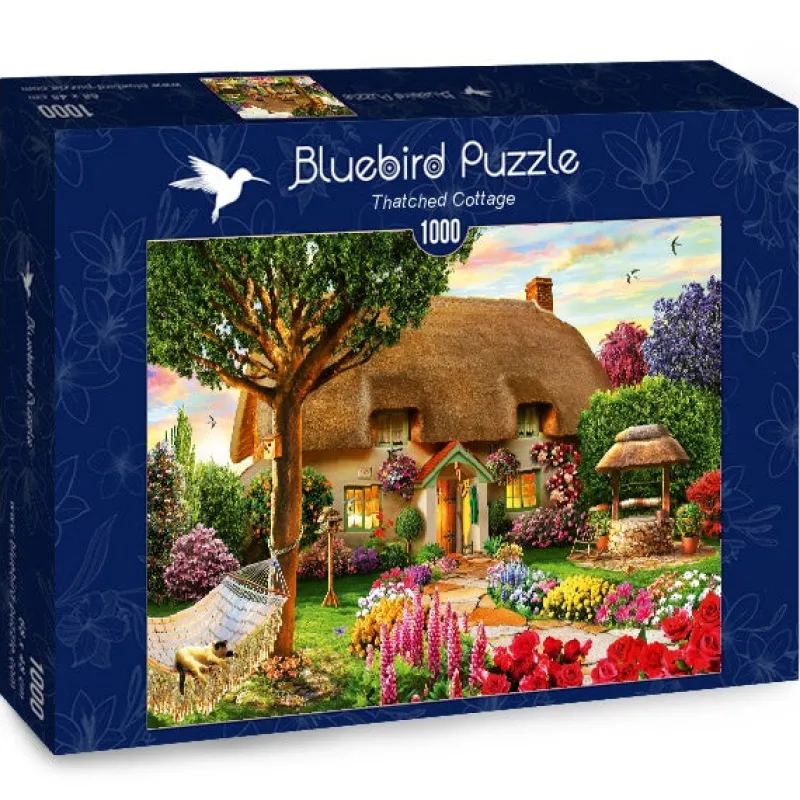 Bluebird Puzzle - Thatched Cottage - 1000 piece jigsaw puzzle Discount