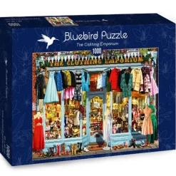 Bluebird Puzzle - The Clothing Emporium - 1000 piece jigsaw puzzle Outlet