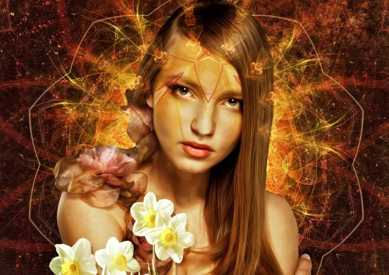Bluebird Puzzle 70006 The Flower Woman 1000 Piece Puzzle Clearance
