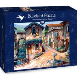 Bluebird Puzzle - The Fountain on the Square- 1000 Piece Jigsaw Puzzle Best