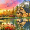 Bluebird Puzzle - The Mountain Cabin - 1000 Piece Jigsaw Puzzle Discount