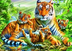 Bluebird Puzzle 70137 Tiger And Cubs 1500 Piece Jigsaw Puzzle Clearance