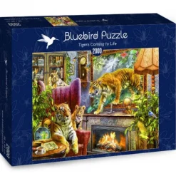 Bluebird Puzzle - Tigers Coming to Life - 2000 Piece Jigsaw Puzzle Hot
