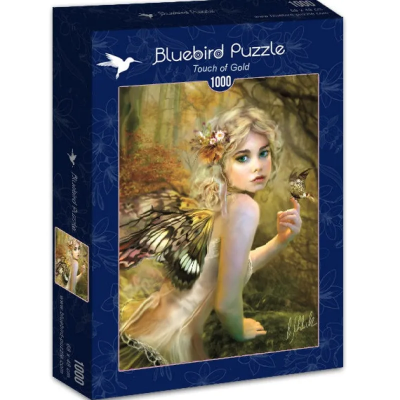 Bluebird Puzzle - Touch of Gold - 1000 Piece Jigsaw Puzzle Hot