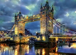 Bluebird Puzzle - Tower Bridge, England London Bridge - 1000 Piece Jigsaw Puzzle Outlet