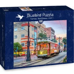 Bluebird Puzzle - Tramway, New Orleans, USA - 1000 Piece Jigsaw Puzzle New