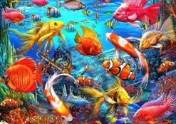 Bluebird Puzzle - Tropical Fish - 1000 Piece Jigsaw Puzzle Hot