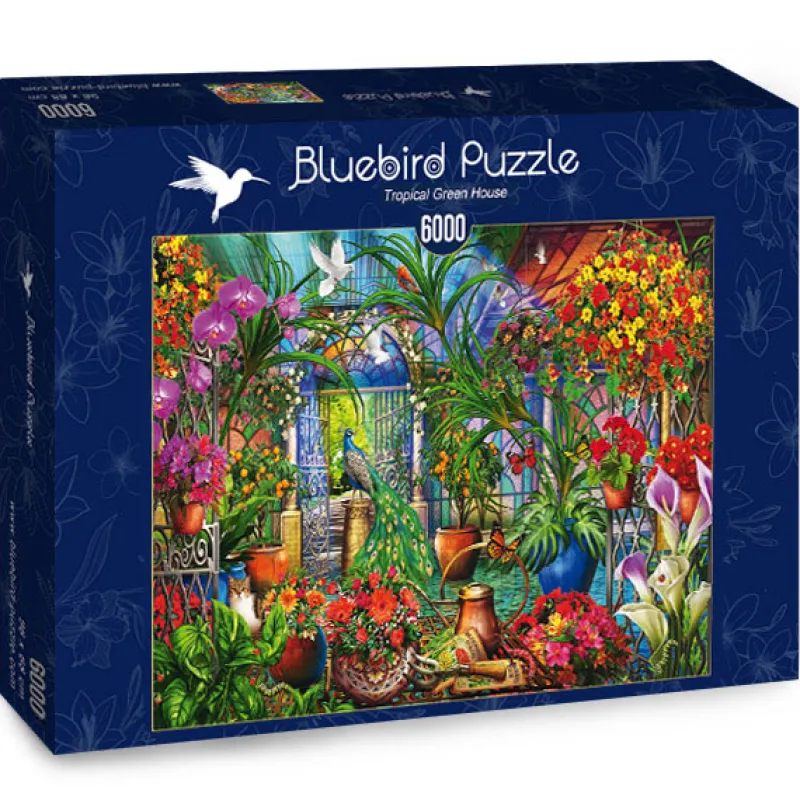 Bluebird Puzzle - Tropical Green House - 6000 piece jigsaw puzzle Fashion