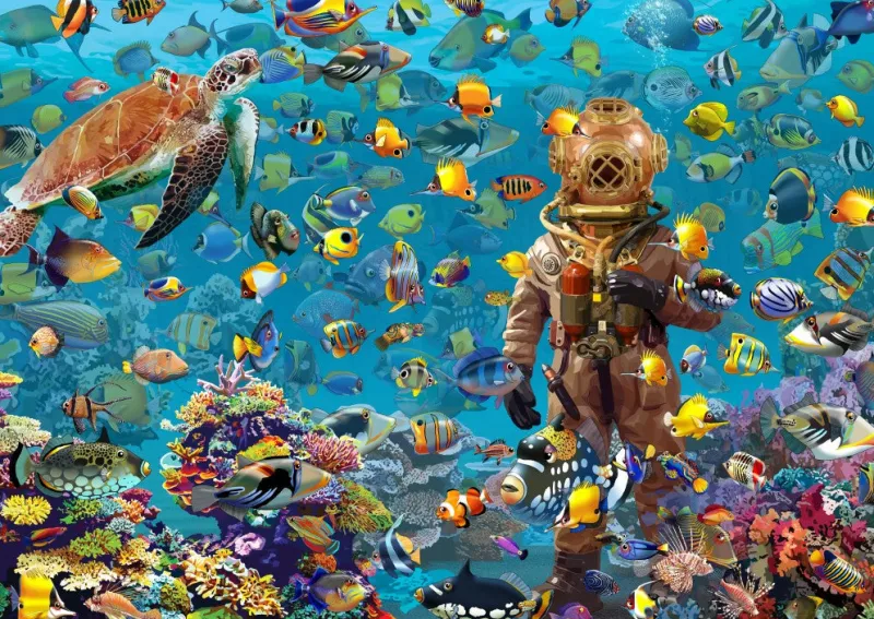 Bluebird Puzzle - Under the Sea - 1000 Piece Jigsaw Puzzle Discount