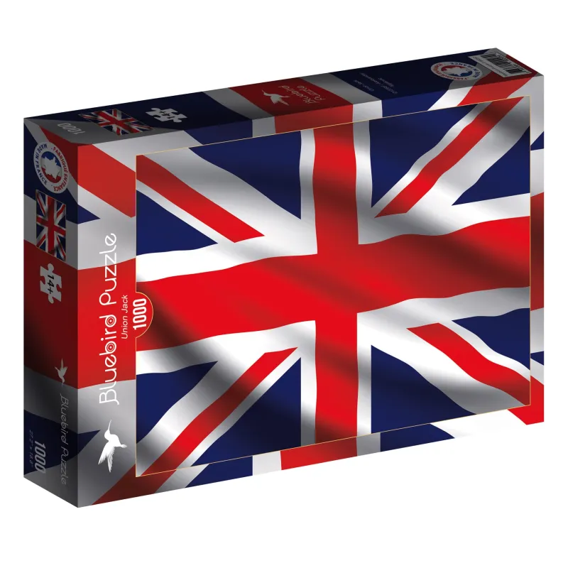 Bluebird Puzzle - Union Jack - 1000 Piece Jigsaw Puzzle Clearance