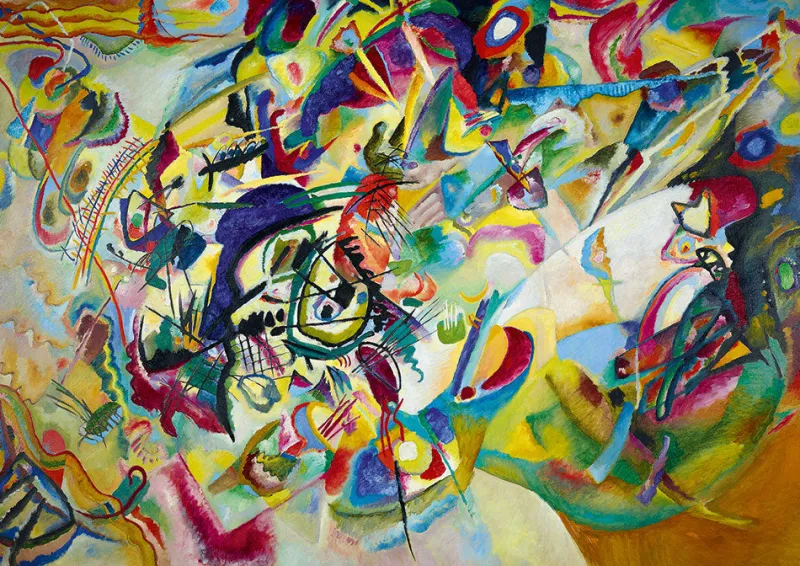 Art by Bluebird Bluebird Puzzle - Vassily Kandinsky - Kandinsky - Impression VII, 1912 - 1000 Piece Jigsaw Puzzle Outlet