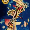 Art by Bluebird Bluebird Puzzle - Vassily Kandinsky - Dunkle Kühle (Fraîcheur sombre), 1927 - 1000 Piece Jigsaw Puzzles Discount
