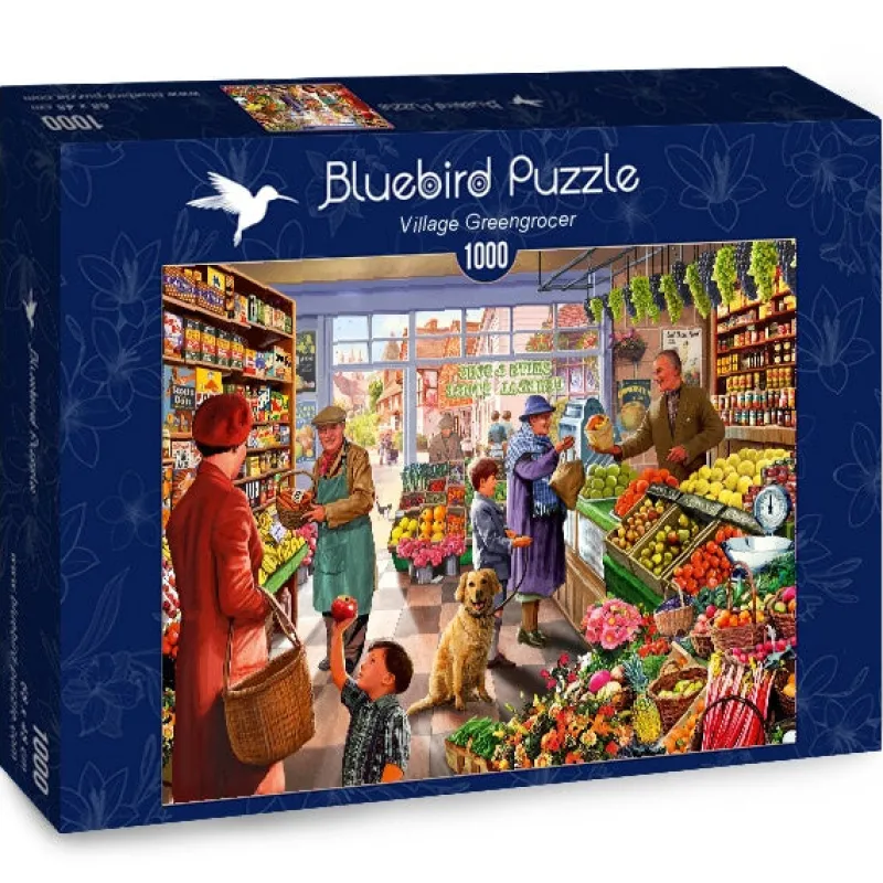 Bluebird Puzzle - Village Greengrocer - 1000 Piece Jigsaw Puzzle Best