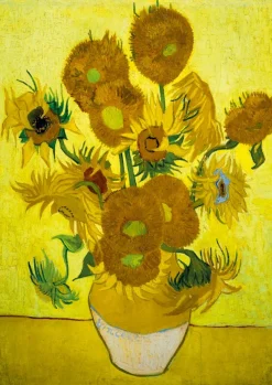 Art by Bluebird Bluebird Puzzle - Vincent Van Gogh - Sunflowers, 1889 - 1000 Piece Jigsaw Puzzle Outlet