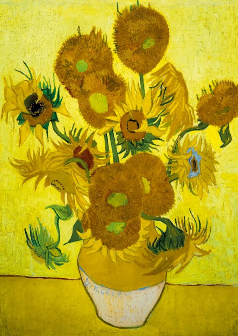 Art by Bluebird Bluebird Puzzle - Vincent Van Gogh - Sunflowers, 1889 - 1000 Piece Jigsaw Puzzle Outlet