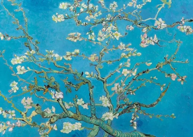 Art by Bluebird Bluebird Puzzle - Vincent Van Gogh - Almond Blossom, 1890 - 1000 Piece Jigsaw Puzzle Clearance