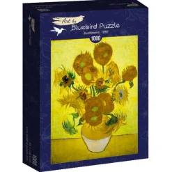 Art by Bluebird Bluebird Puzzle - Vincent Van Gogh - Sunflowers, 1889 - 1000 Piece Jigsaw Puzzle Outlet