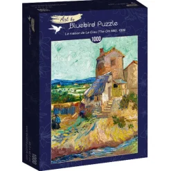 Art by Bluebird Bluebird Puzzle - Vincent Van Gogh - La Maison de La Crau (The Old Mill), 1888 - 1000 Piece Jigsaw Puzzle Fashion