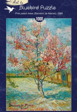 Art by Bluebird Bluebird Puzzle - Vincent Van Gogh - Pink Peach Trees (Souvenir de Mauve), 1888 - 1000 Piece Jigsaw Puzzle Online