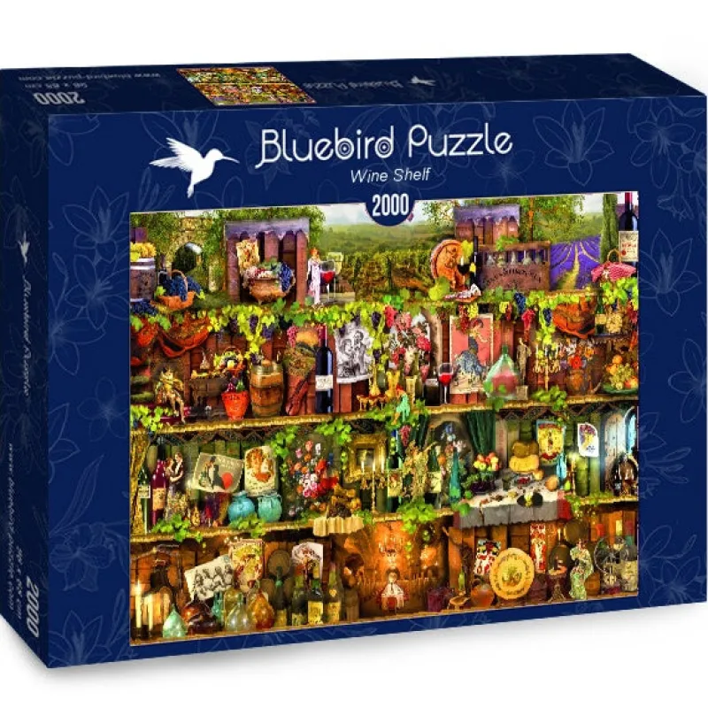 Bluebird Puzzle - Wine Shelf - 2000 Piece Jigsaw Puzzle Best