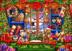 Bluebird Puzzle - Ye Old Christmas Shoppe - 2000 Piece Jigsaw Puzzle New