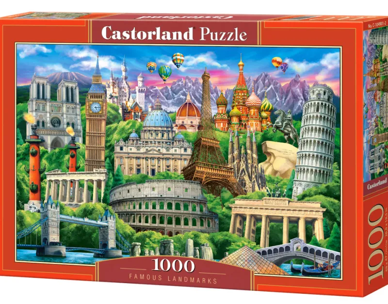 Castorland - Famous Landmarks - 1000 Piece Jigsaw Puzzle Best