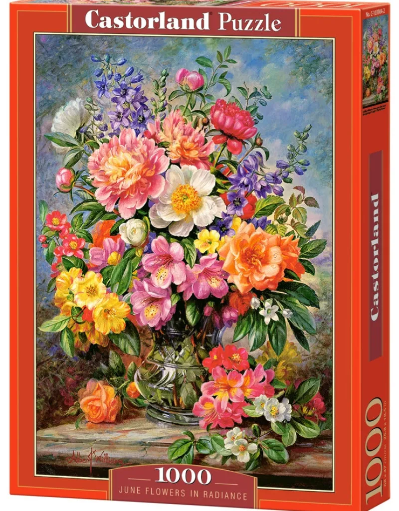 Castorland - June Flowers in Radiance - 1000 Piece Jigsaw Puzzle New